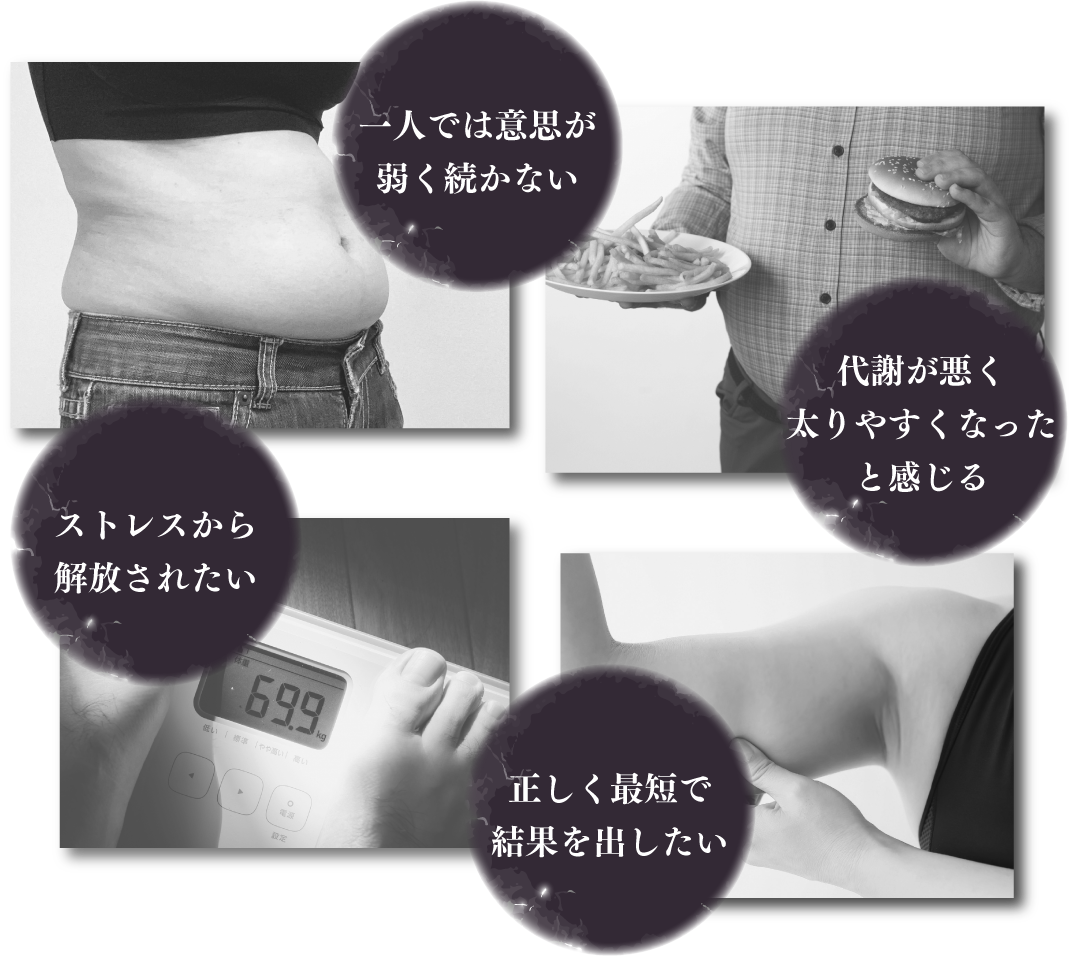 一人では難しい、続かない、効果が見えない